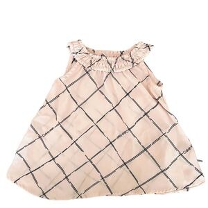 Calvin Klein Baby Pink Striped Halter Top | 6-9M